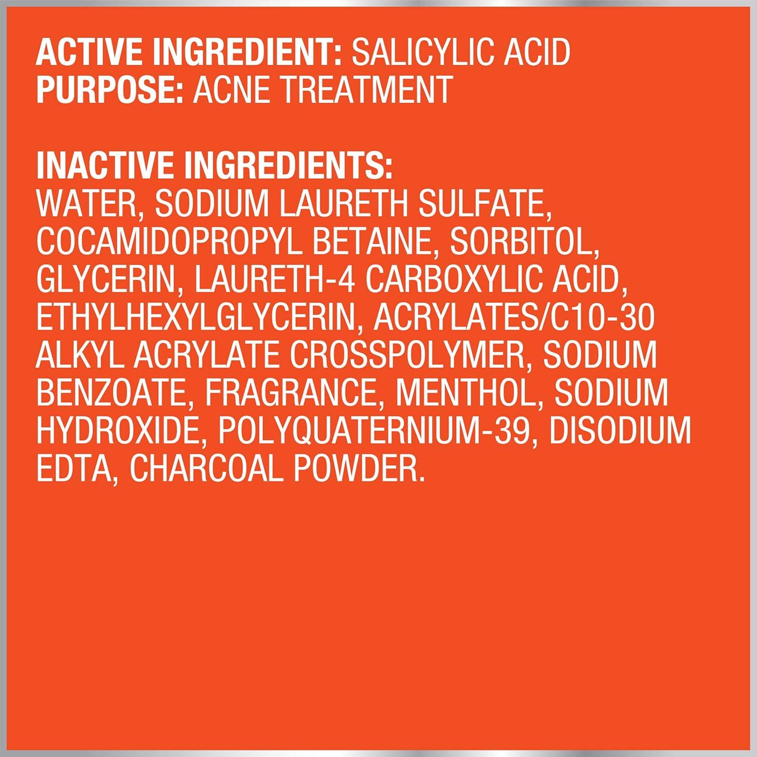 imageBior Charcoal Acne Cleanser Salicylic Acid Treatment Helps Prevent Breakouts Oil Absorption and Control for Acne Prone Oily Skin 677 Ounce677 Fl Oz Pack of 1