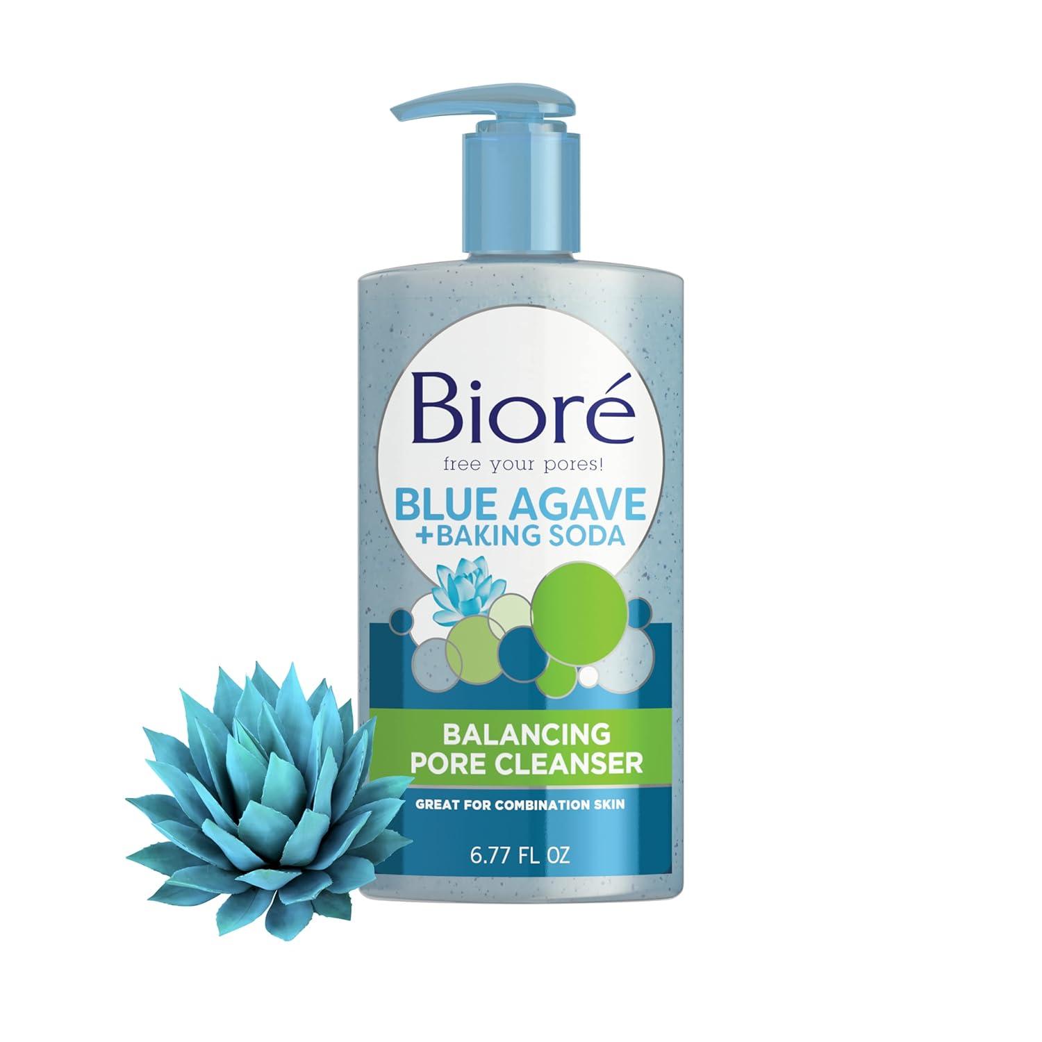 imageBior Daily Blue Agave Baking Soda Balancing Pore Cleanser Liquid Cleanser for Combination Skin to Penetrate Pores amp Gently Exfoliate Skin 677 OunceBior Daily Blue Agave Baking Soda Balancing Pore Cleanser