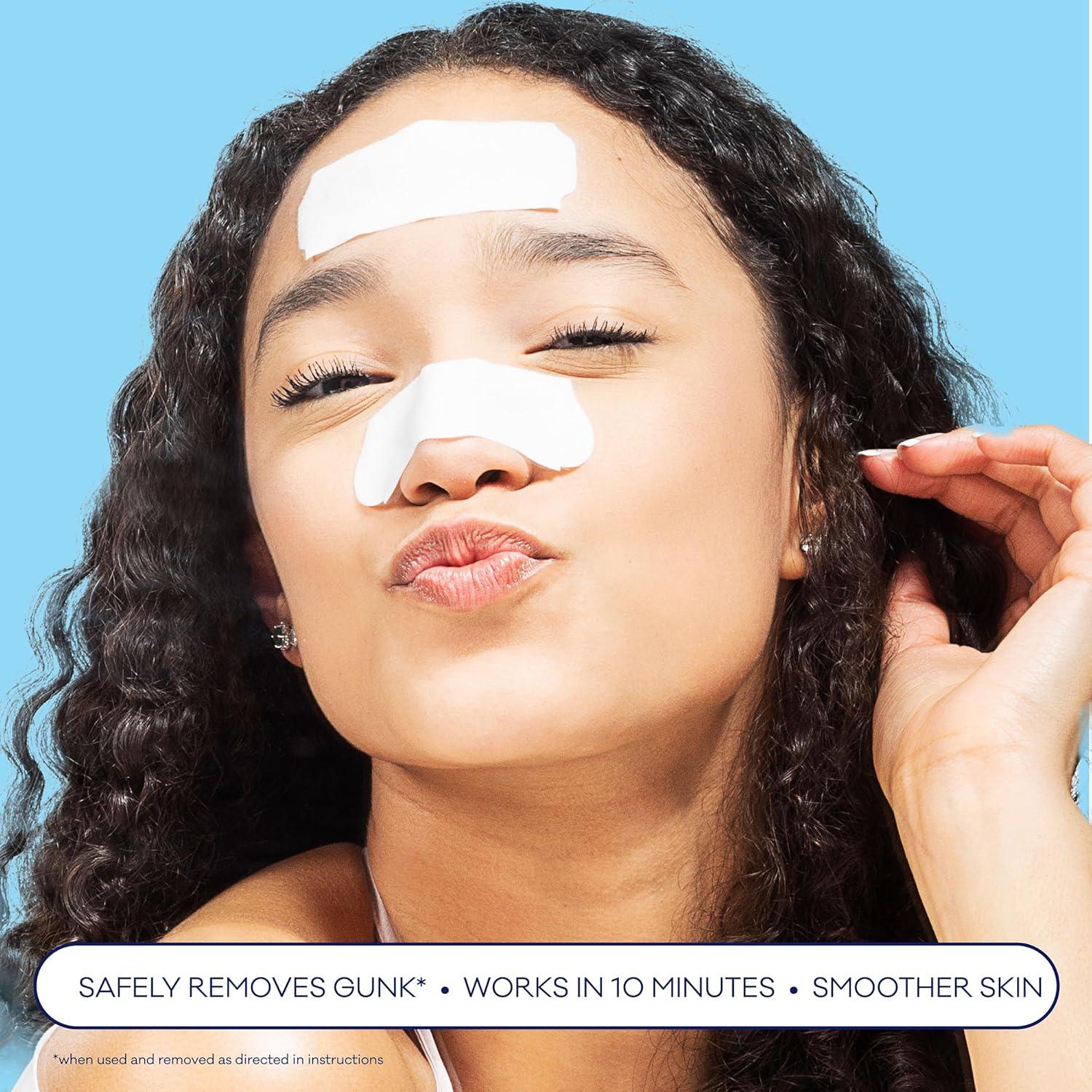imageBior NoseFace Blackhead Remover Strips Deep Cleansing Strips for Nose Chin or Forehead Instant Blackhead Removal and Pore Unclogging Oilfree NonComedogenic Use 14 Count
