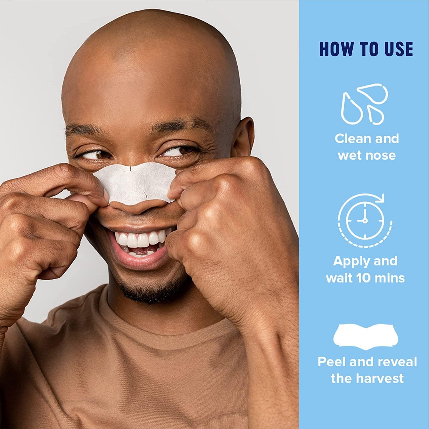 imageBior Original Deep Cleansing Pore Strips Nose Strips for Blackhead Removal with Instant Pore Unclogging features CBond Technology OilFree NonComedogenic Use 8 Count8 Count Pack of 2