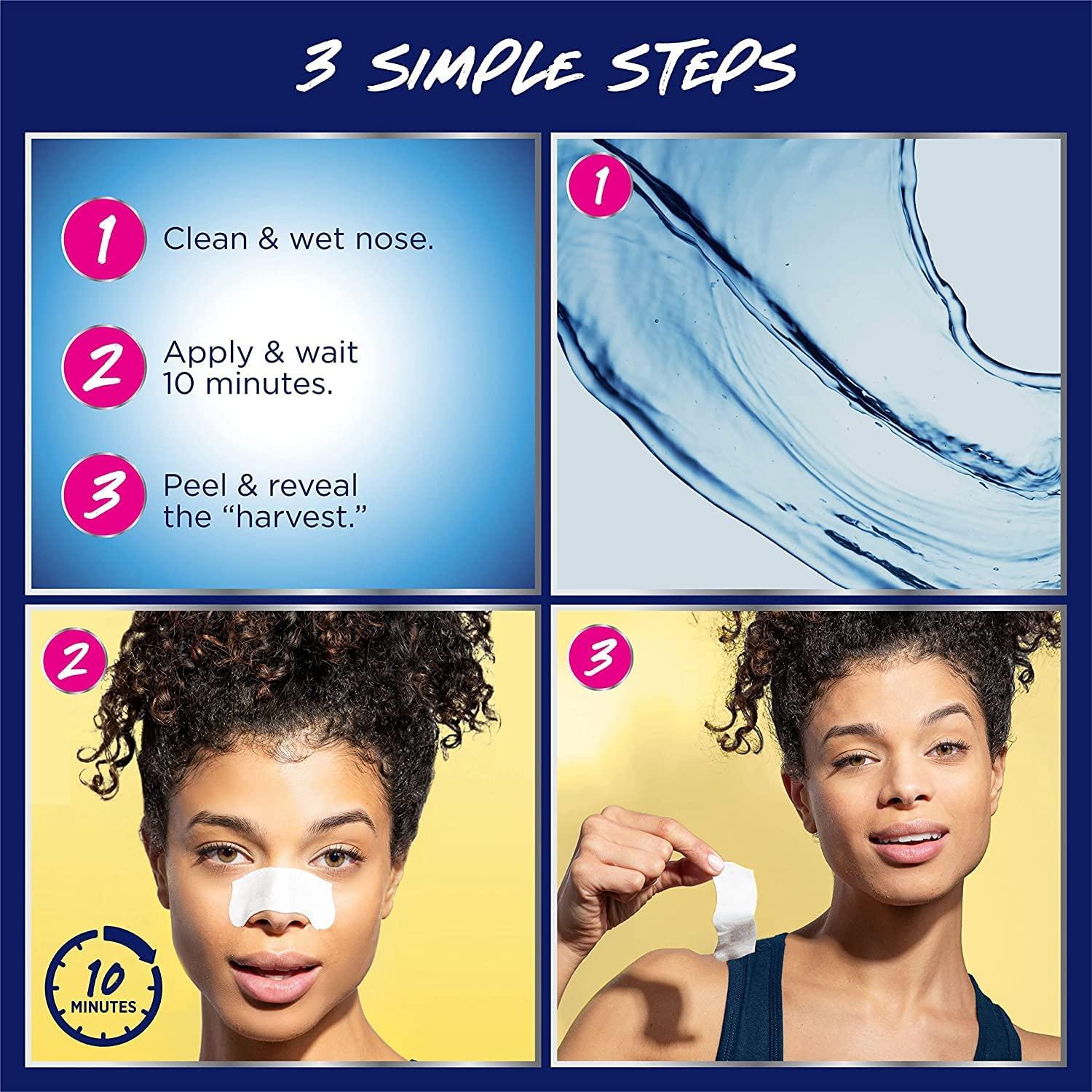 imageBior Original Deep Cleansing Pore Strips Nose Strips for Blackhead Removal with Instant Pore Unclogging features CBond Technology OilFree NonComedogenic Use 8 Count8 Count Pack of 2