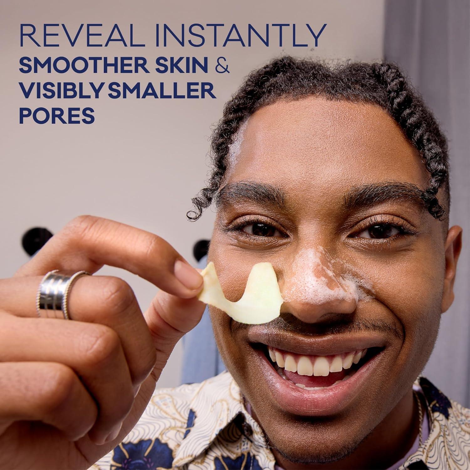 imageBior Pore Refining Bubbling Nose Mask Glycolic Acid and Hyaluronic Acid Exfoliant for Face Pore Cleansing Mask 8 Ct