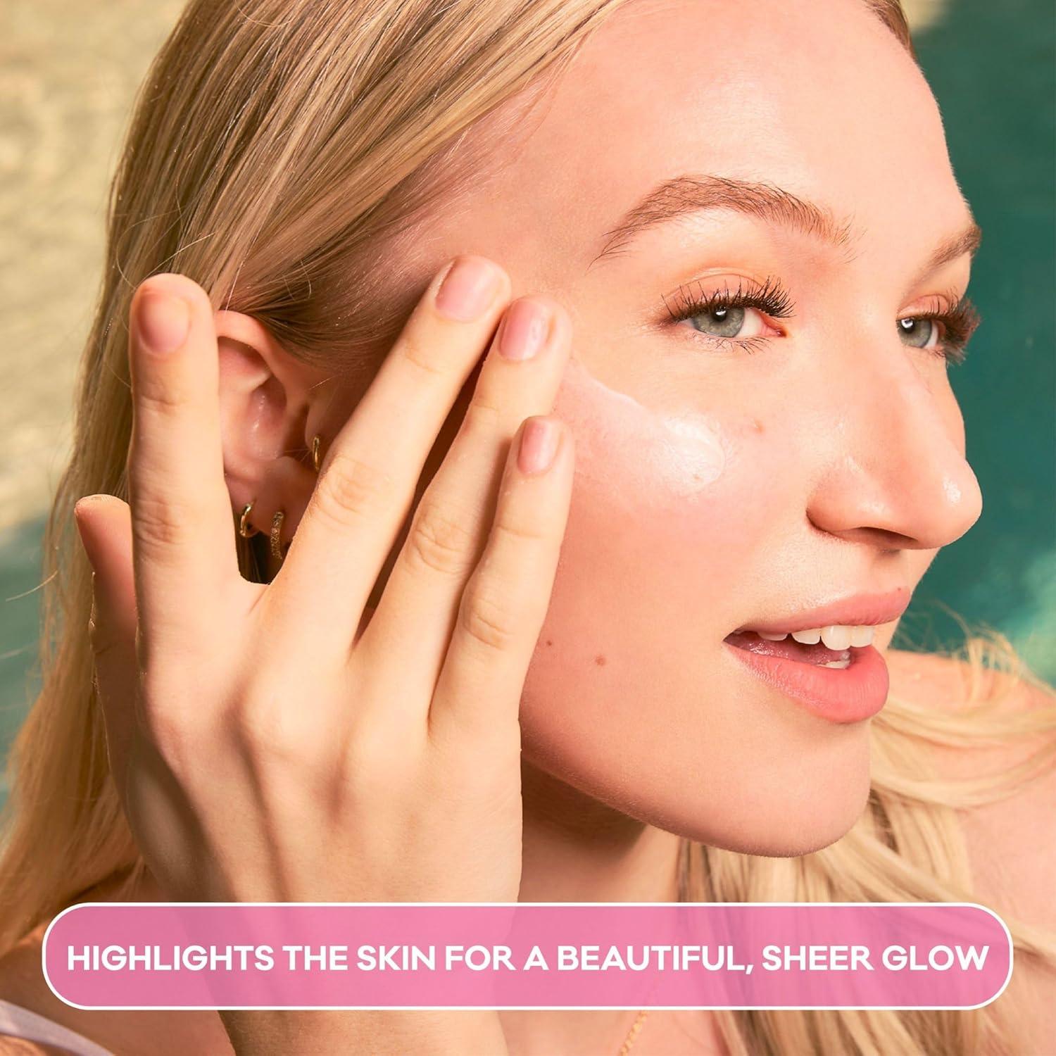 imageBior UV Aqua Rich Glow Enhancing Moisturizer with SPF Daily Moisturizer with SPF 50 1 Niacinamide Facial Sunscreen 17 Oz