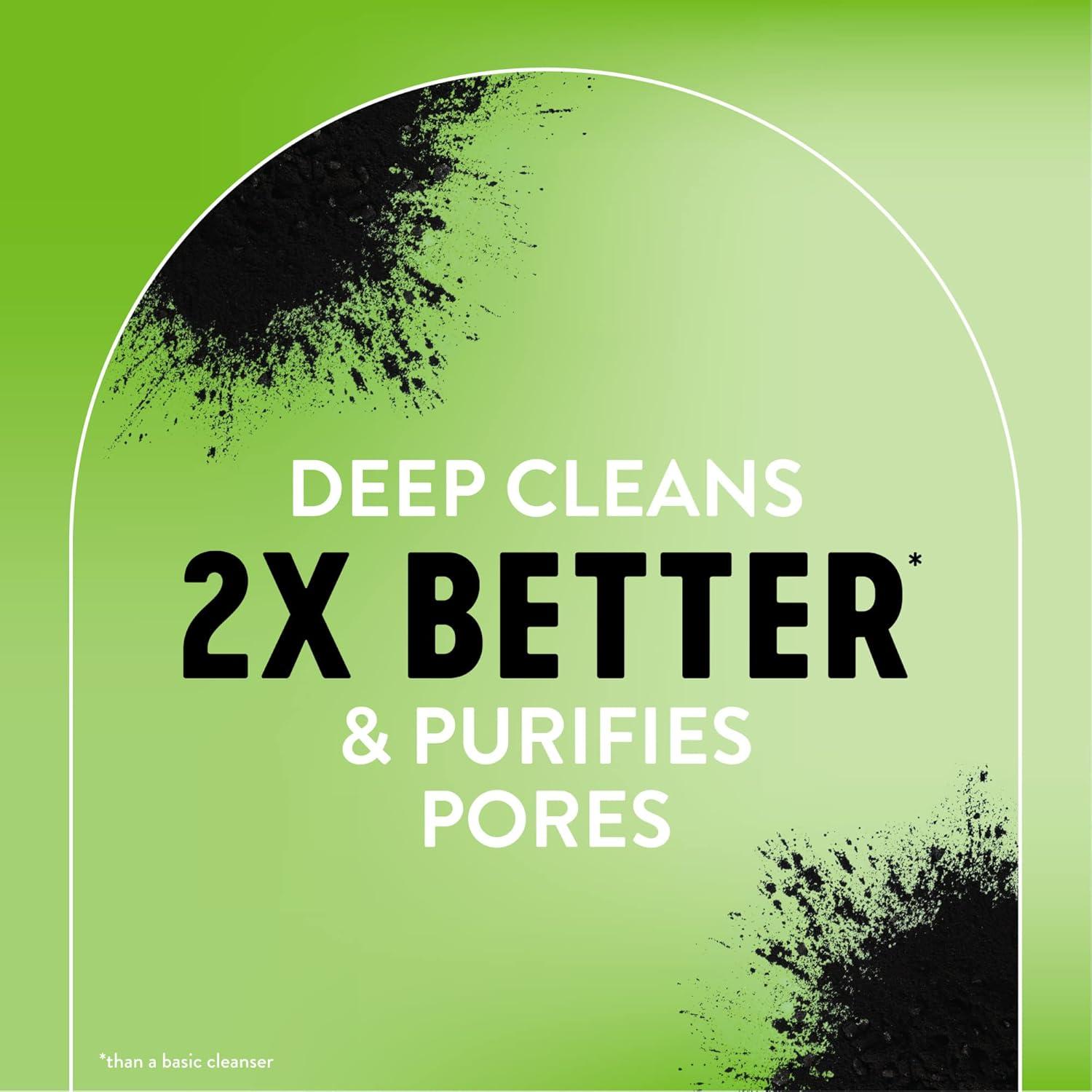 imageBiore Deep Pore Charcoal Face Wash Daily Facial Cleanser for Dirt amp Makeup Removal for Oily Skin 677 Oz Pack of 31145 Ounce Pack of 2