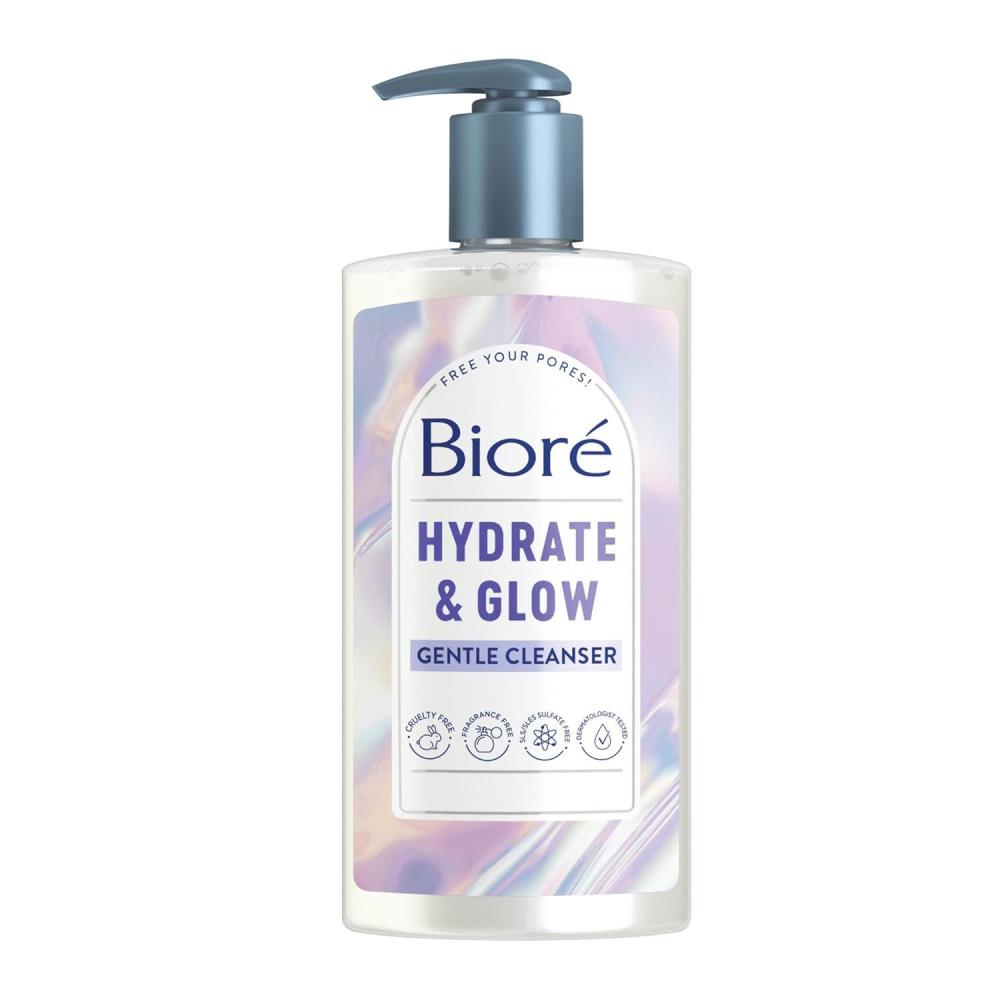 imageBior Hydrate amp Glow Gentle Face Wash for Dry Skin Sensitive Skin Dermatologist Tested Fragrance free SLSSLES Sulfate Free Facial Cleanser Cruelty Free amp Vegan Friendly 677 Oz BottleCleanser
