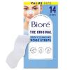 Bioré Original Blackhead Remover Strips, Deep Cleansing Nose Strips With Instant Pore Unclogging, Features C-Bond Technology, Oil-Free, Non-Comedogenic Use, 14 Count(14 Count (Pack of 1))