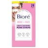Bioré Original Blackhead Remover Strips, Deep Cleansing Nose Strips With Instant Pore Unclogging, Features C-Bond Technology, Oil-Free, Non-Comedogenic Use, 14 Count(24 Count (Pack of 1))