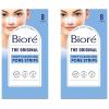Bioré Original, Deep Cleansing Pore Strips, Nose Strips for Blackhead Removal, with Instant Pore Unclogging, features C-Bond Technology, Oil-Free, Non-Comedogenic Use, 8 Count(8 Count (Pack of 2))