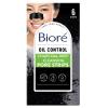 Biore Charcoal Blackhead Remover Pore Strips, Deep Cleansing Nose Strips for Removal and Unclogging, 3X Less Oil, 6 Count(6 Count (Pack of 1))