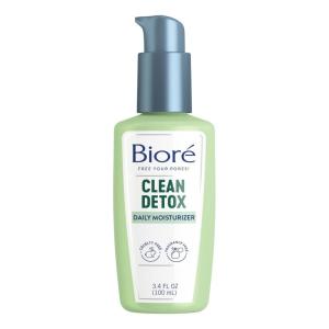 Bioré Sensitive Skin Face Moisturizer, Hydrating Moisturizer, Fragrance Free, Clean Detox Daily Face Moisturizer 3.4 oz(Daily Moisturizer  3.4 Fl Oz)