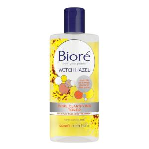 Biore Clear & Breathable Cooling Cleanser with Witch Hazel, Acne Treatment for Face, Face Scrub for Oily Skin, Salicylic Acid Cleanser, 6.77 Oz(WITCH HAZEL TONER)