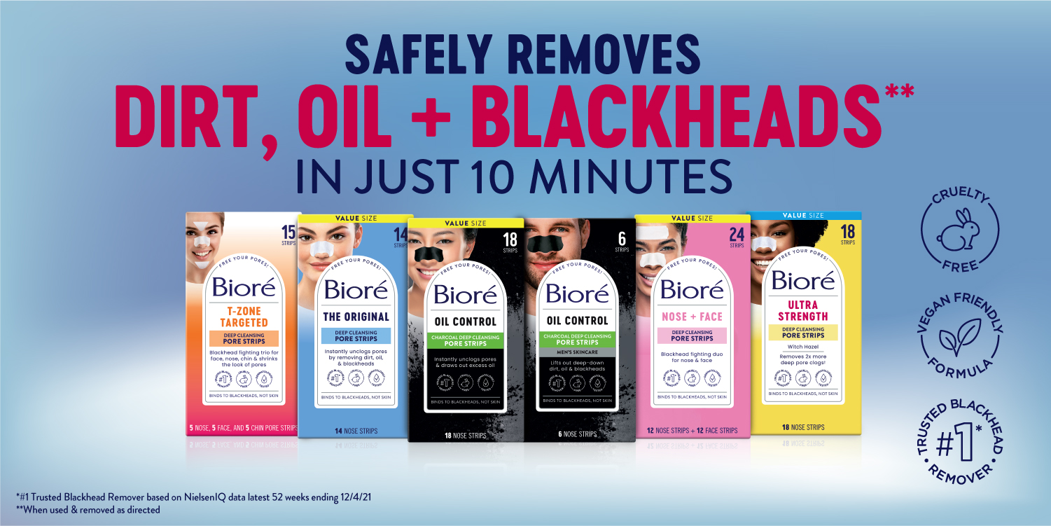 Buy Bioré Online – Pore Strips, Facial Cleansers & UV Sunscreen Skincare Skincare for Daily Use