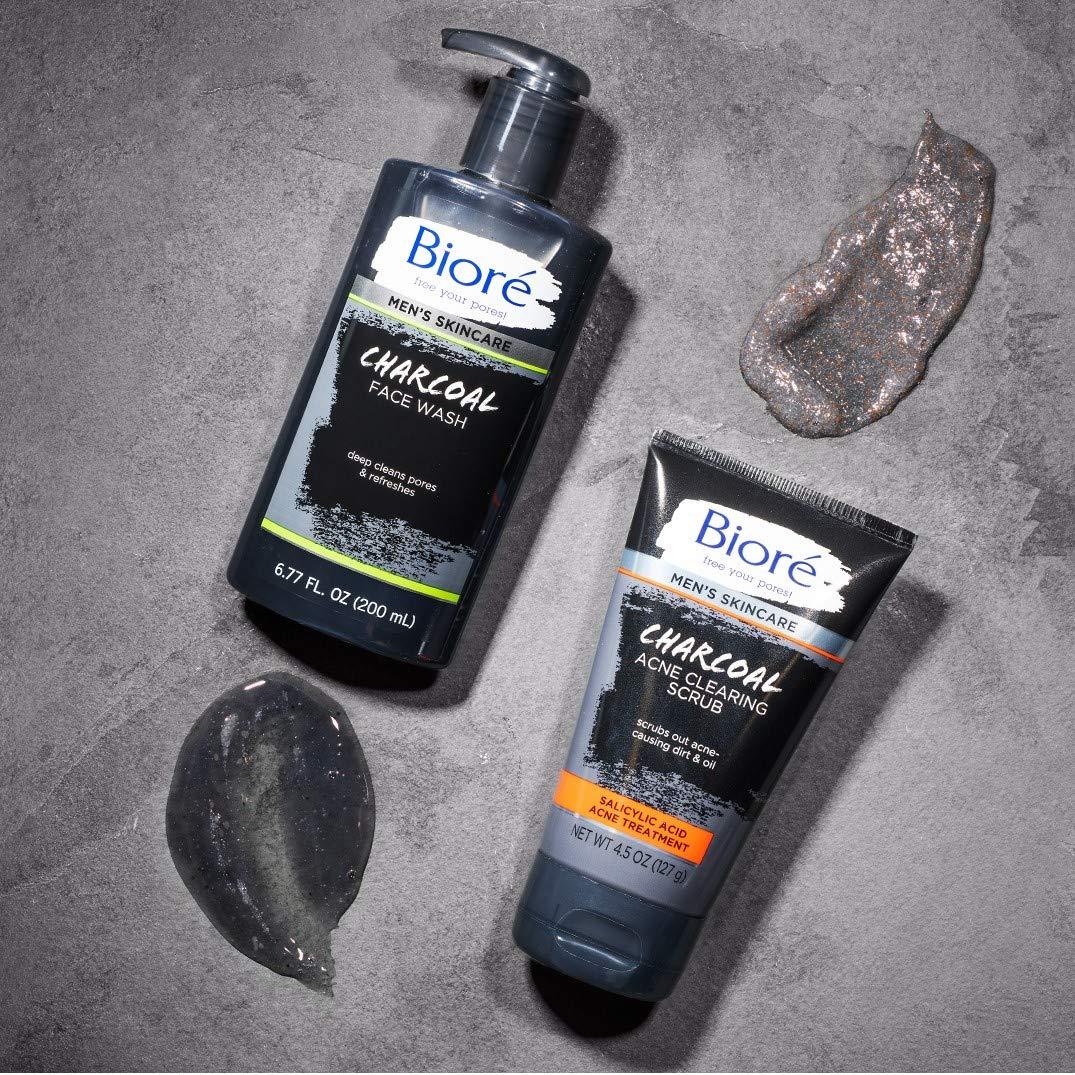 imageBior Mens Skincare Charcoal Face Wash Deep Cleans Pores amp Refreshes Skin 677 Fl Ounces677 Fl Oz Pack of 1