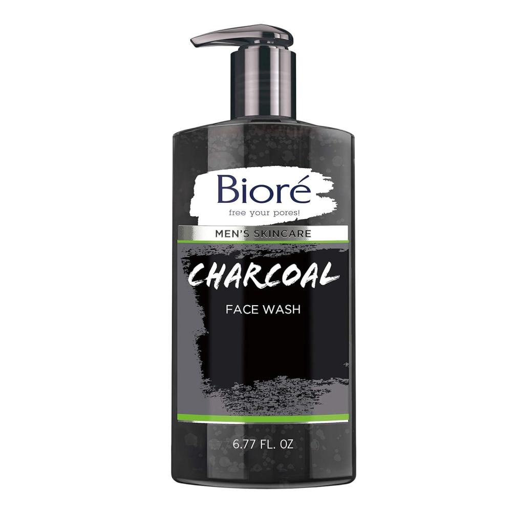 imageBior Mens Skincare Charcoal Face Wash Deep Cleans Pores amp Refreshes Skin 677 Fl Ounces677 Fl Oz Pack of 1
